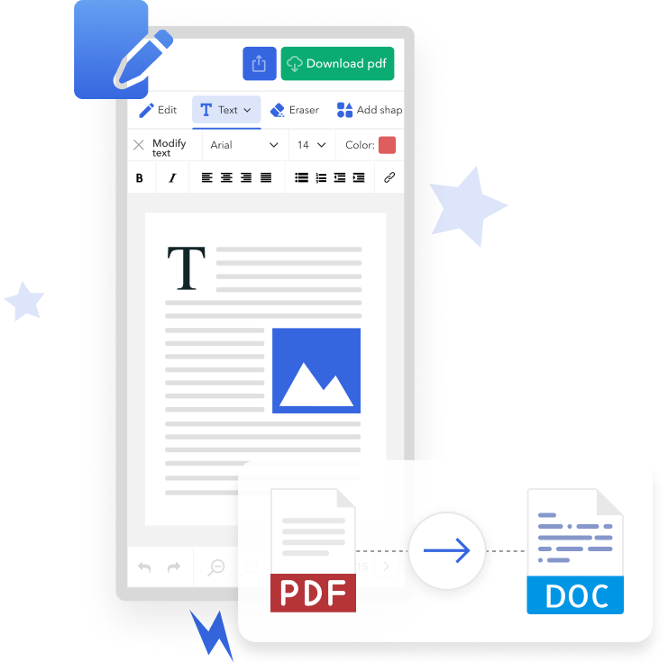 Noul dvs. convertor de fișiere PDF în format PPT/PPTX